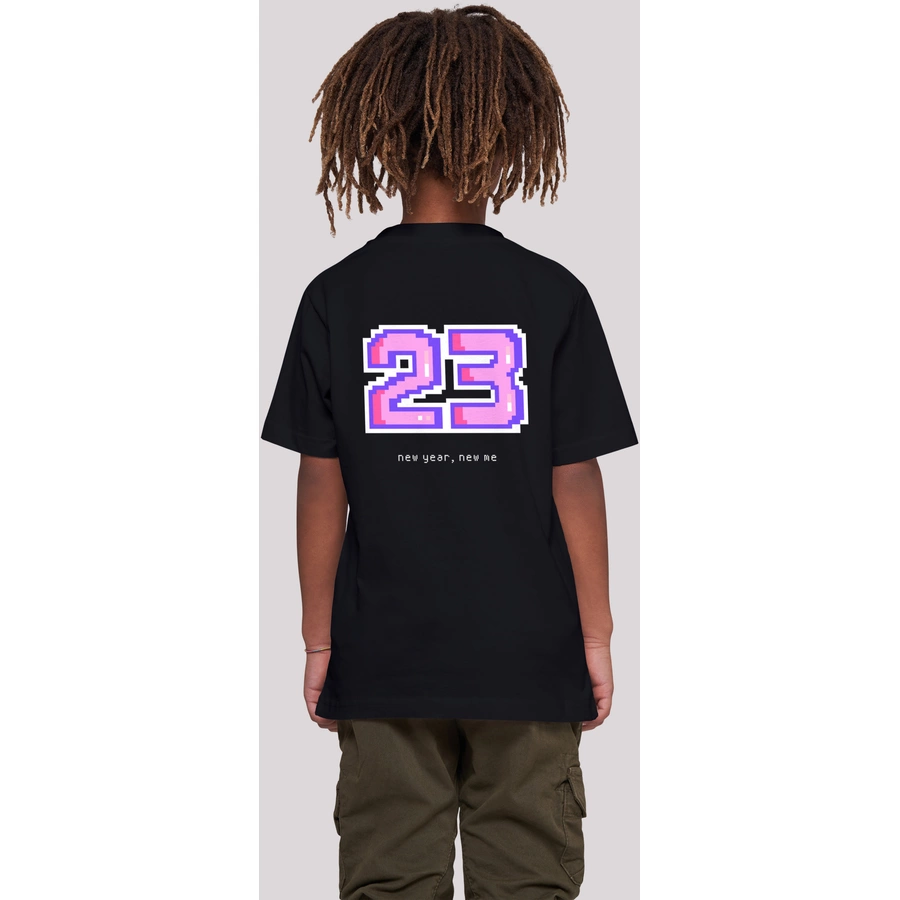 F4NT4STIC T-Shirt SIlvester Party Happy People Only schwarz