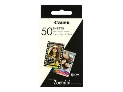 Canon ZINK - Selv-adhesiv - 50 x 76 mm 50 ark fotopapir - for Canon Zoemini; ivy CLIQ+2, CLIQ2; Zoemini C, S, S2
