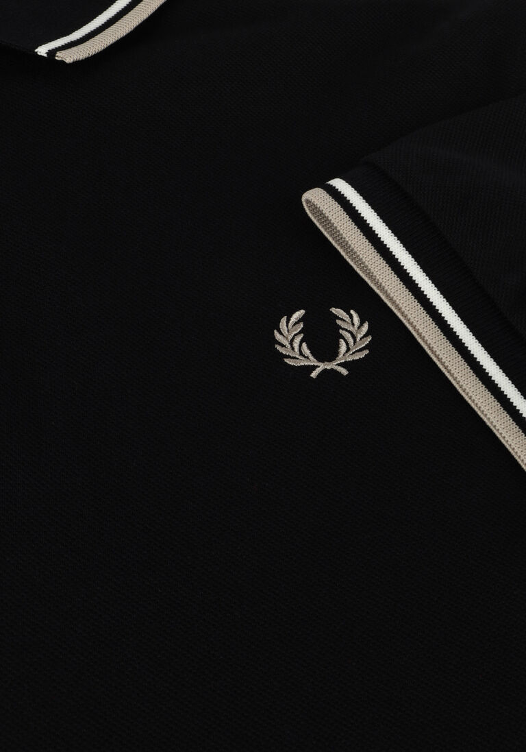 FRED PERRY zwarte fred perry polo the twin tipped fred perry shirt