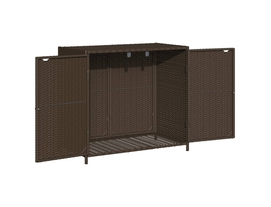 VIDAXL - Armoire de jardin Armoire de rangement de jardin marron 83x45x76cm résine tres...