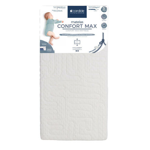 Matelas Comfort Max 14 cm 60x120 cm - CANDIDE