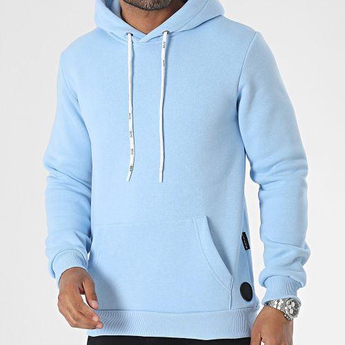 Sweat Capuche Bleu Clair