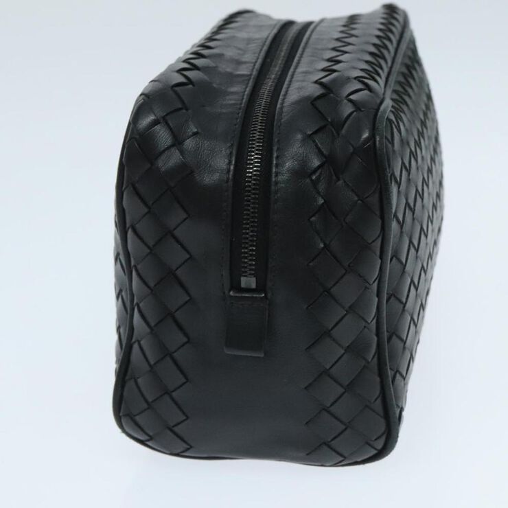 Bottega Veneta Vintage Bottega Veneta Pouch Black
