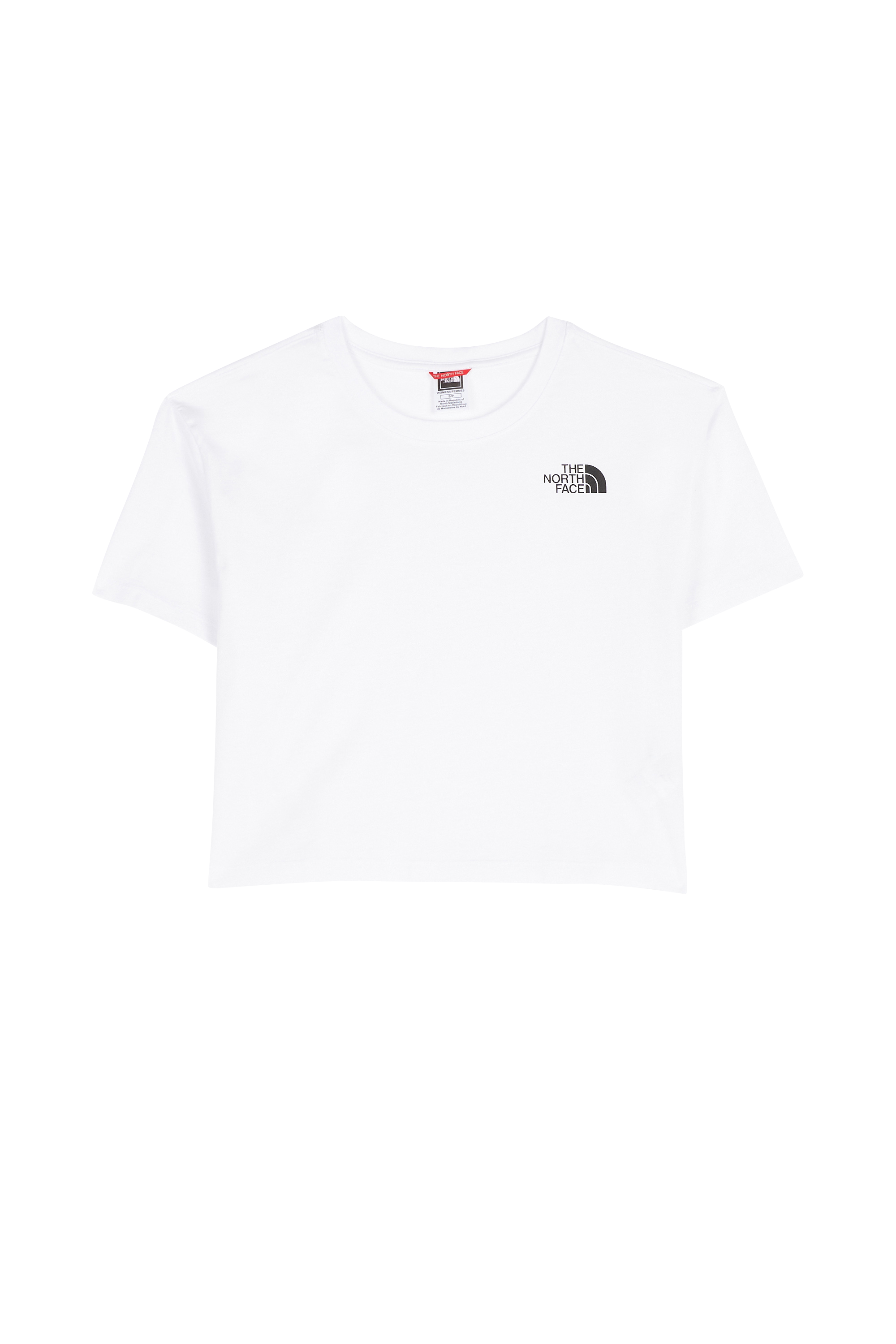 THE NORTH FACE T-shirt CROPPED SIMPLE Blanc