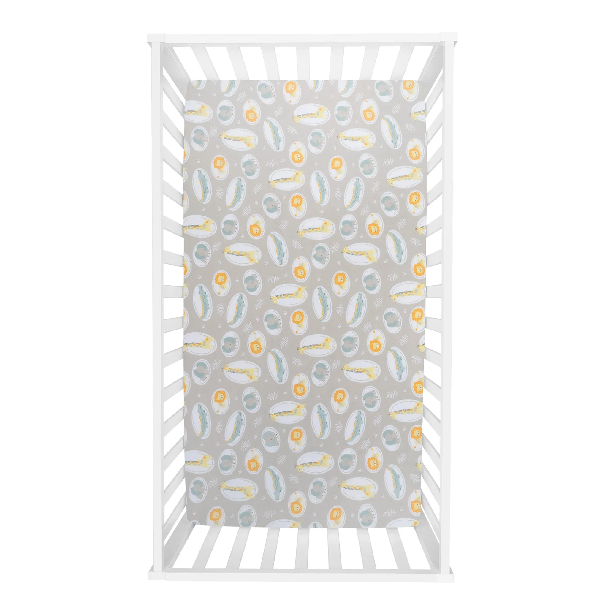 Trend Lab Drap Contour pour Lit de Bébé Paquet de 2 - Jungle