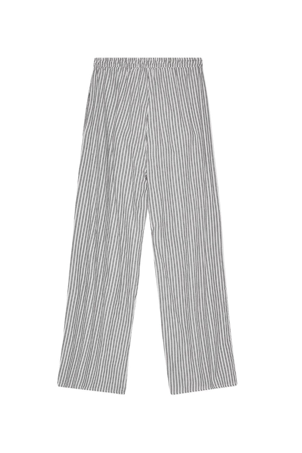 Moshi Moshi Mind  Slow flannel bukser - ecru/moonless night