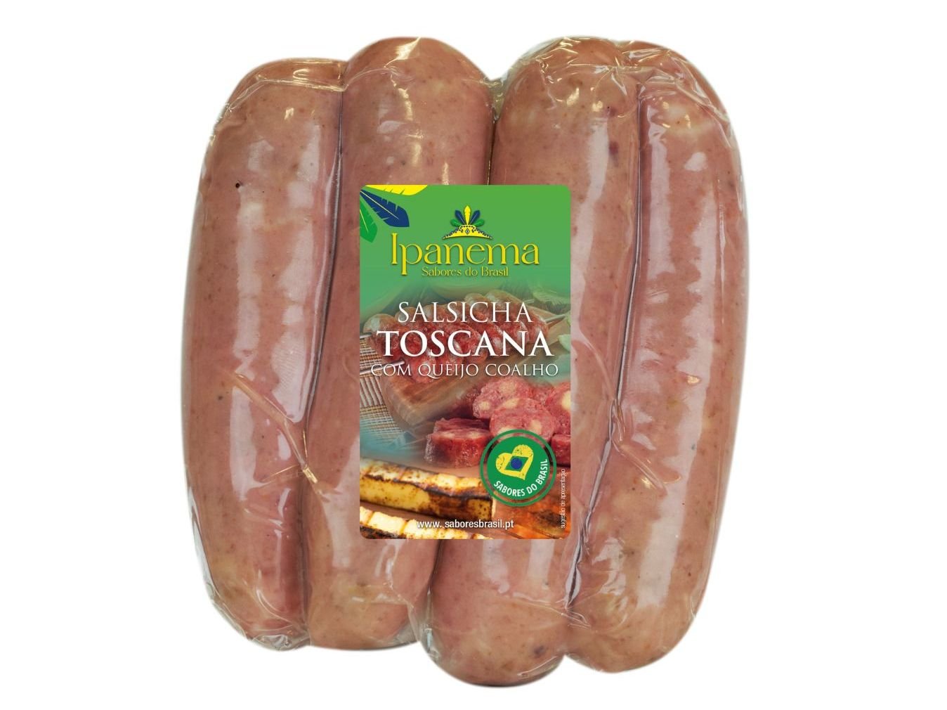 SALSICHA IPANEMA TOSCANA QUEIJO 340G