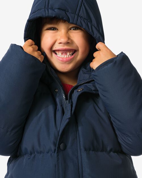 manteau matelassé bleu foncé