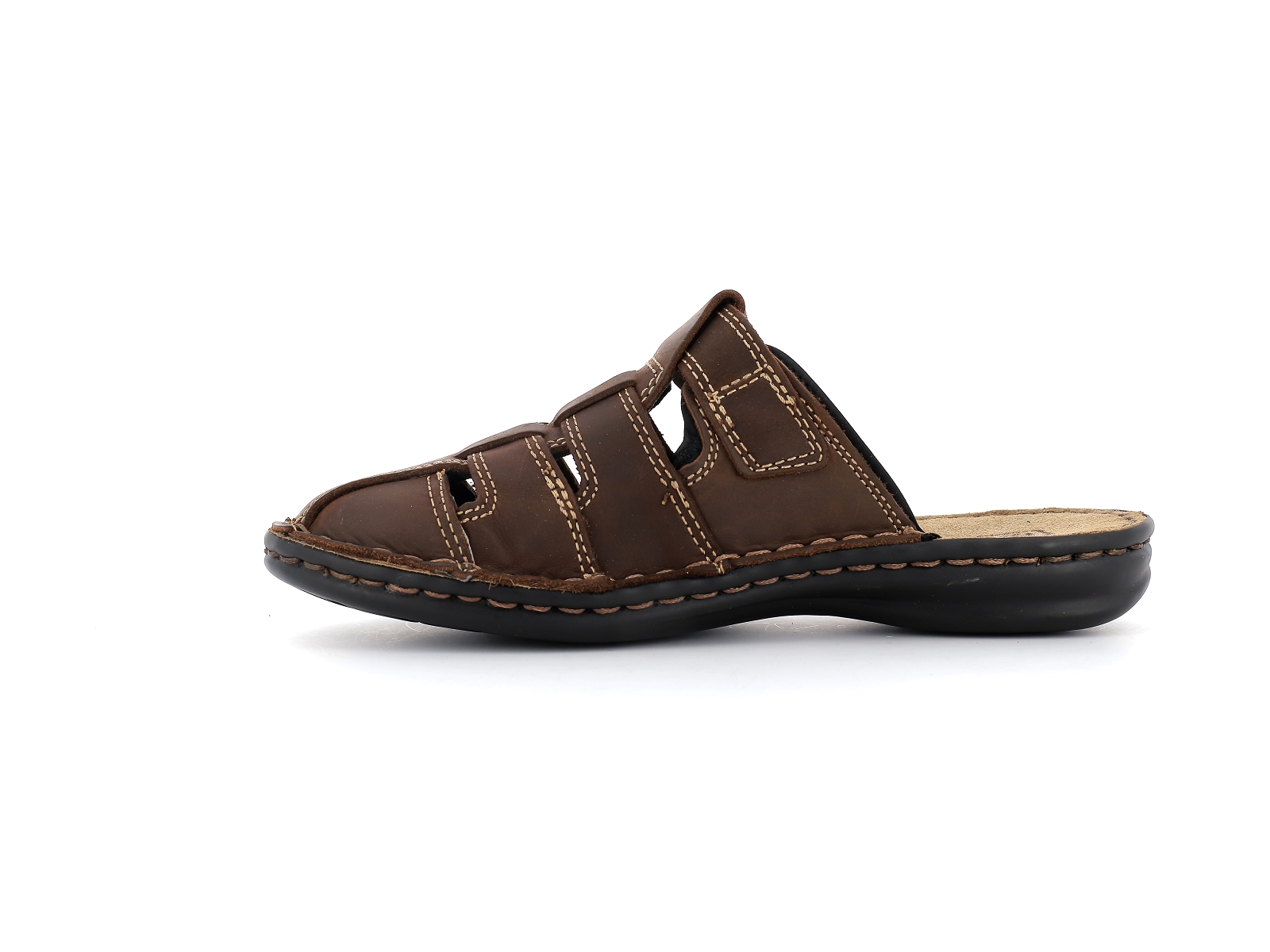 Tbs-BASSOA Cuir gras Marron Foncé