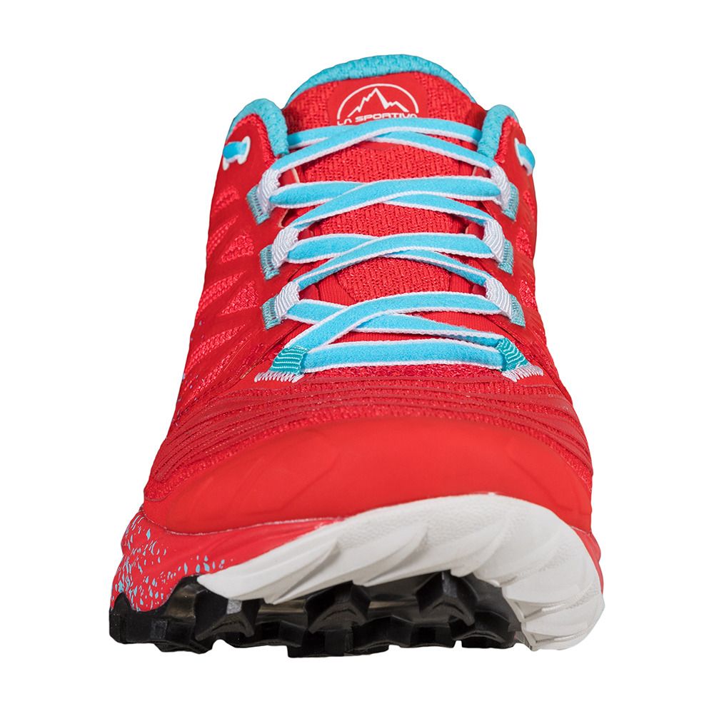 La Sportiva AKASHA II - Chaussures de trail Femme hibiscus/malibu blue