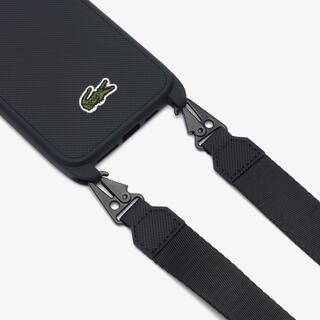 Coque iPhone 15 Pro Max avec crocodile brodé Coques iPhone - Noir - Lacoste - Unisex