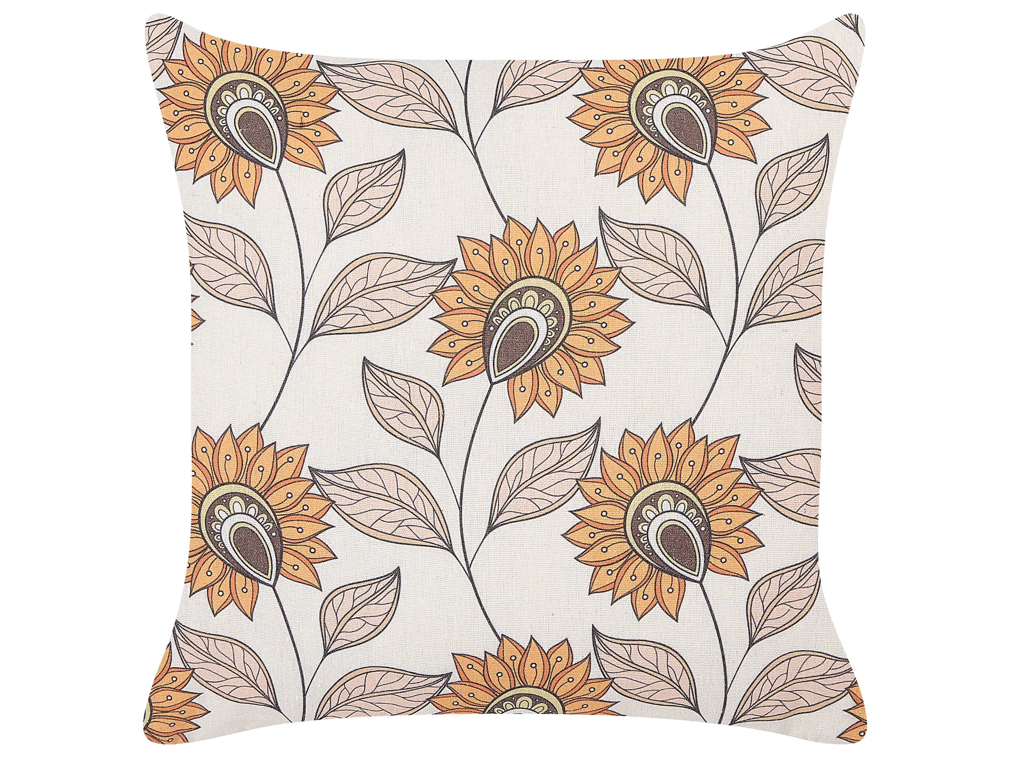 Set van 2 sierkussens TUBEROSE 45 x 45 cm Meerkleurig bloempatroon