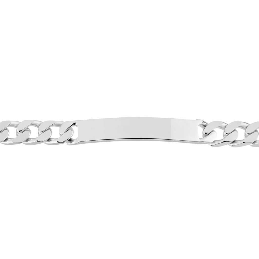 Bracelet Identité Vivian Argent Blanc