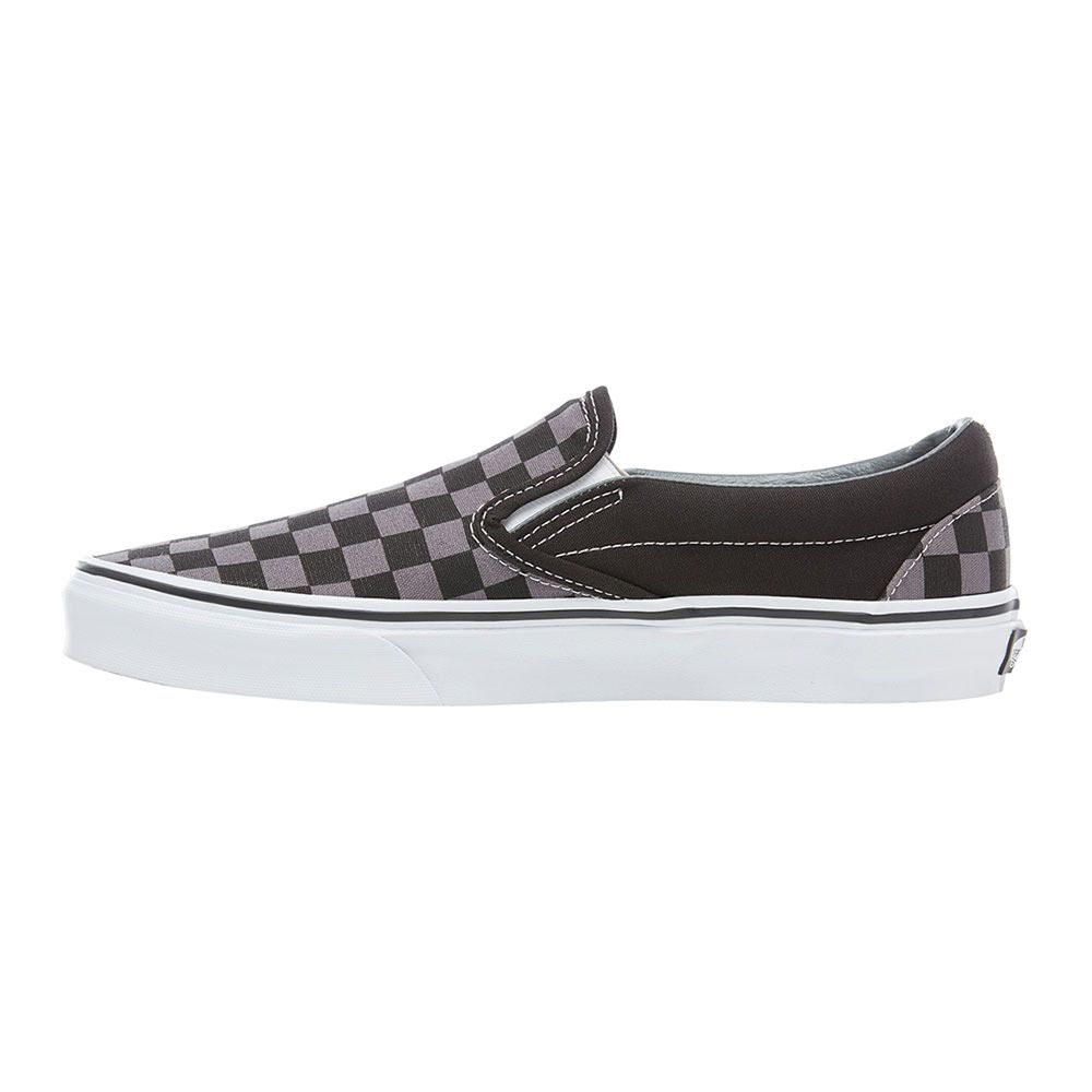 Vans CLASSIC SLIP-ON - Sneakers black/pewter checkerboard