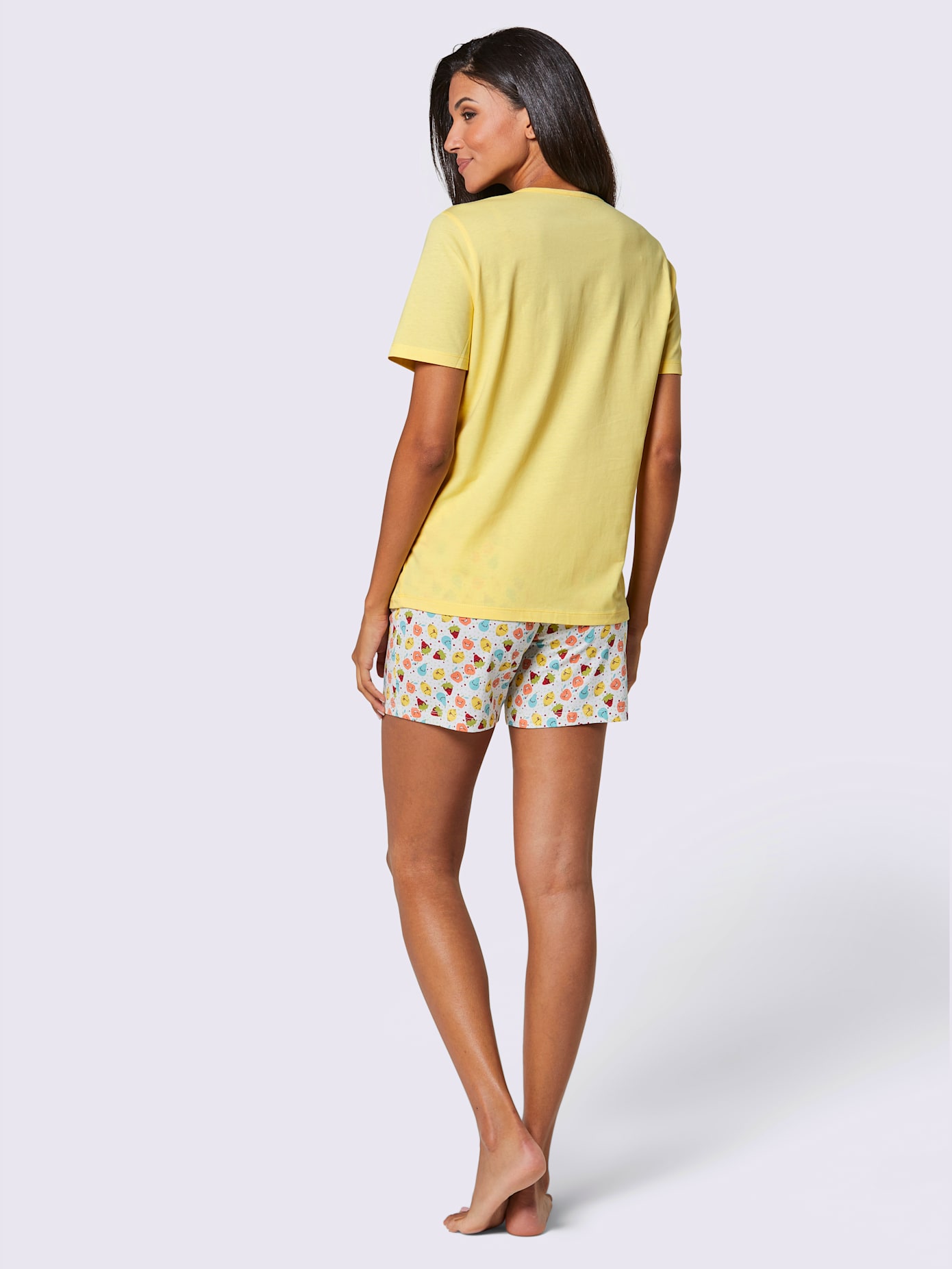 Pyjamas courts jersey fin
