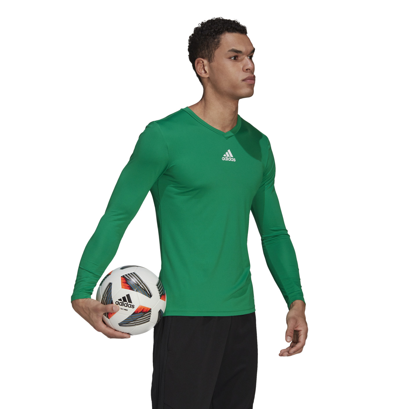 Adidas Team Base Ondershirt Lange Mouwen Groen