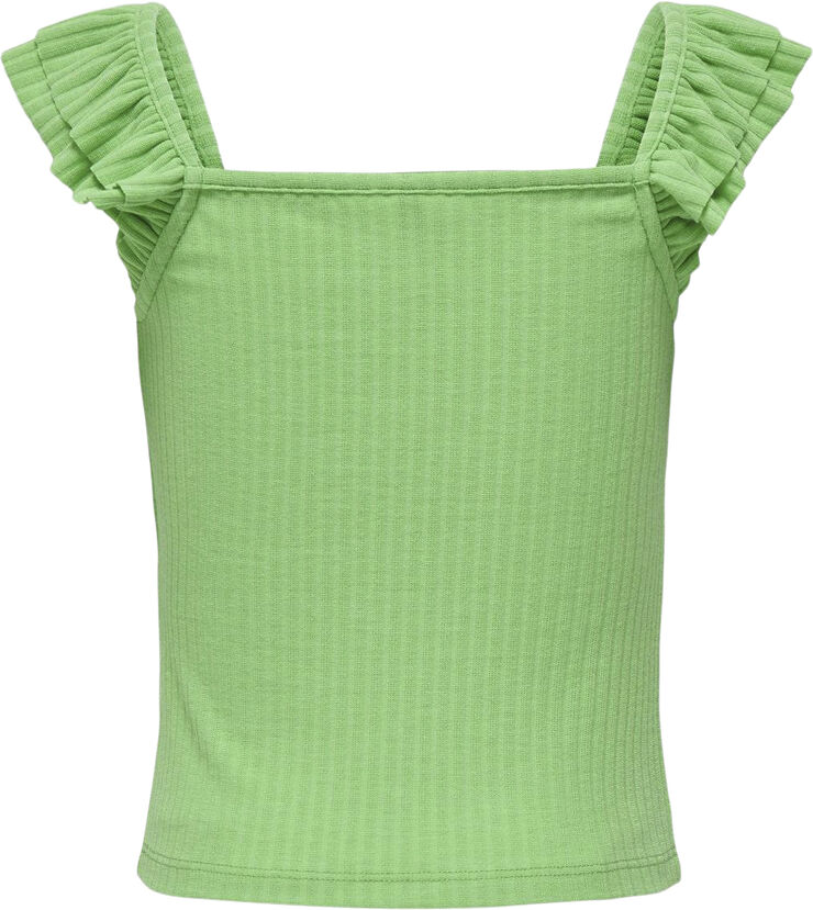 ONLY KOGNELLA S/L FRILL STRAP TOP JRS Spring bouquet