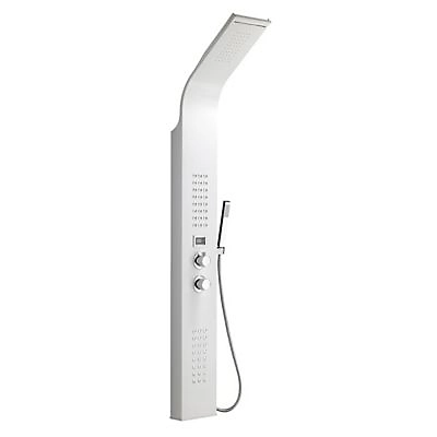 Colonne de douche hydromassante blanche MTK Fidji