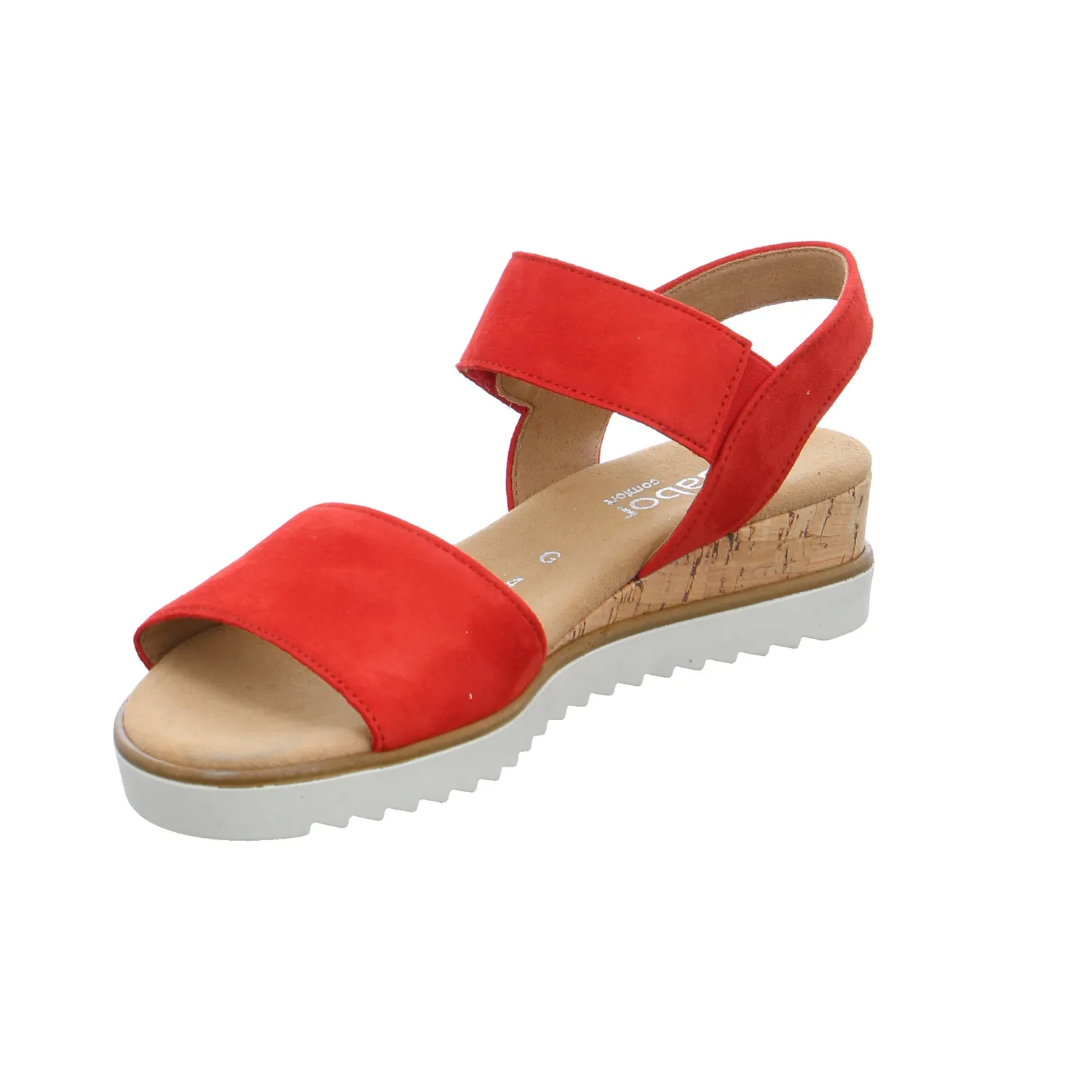 GABOR Sandalette Rot Leder