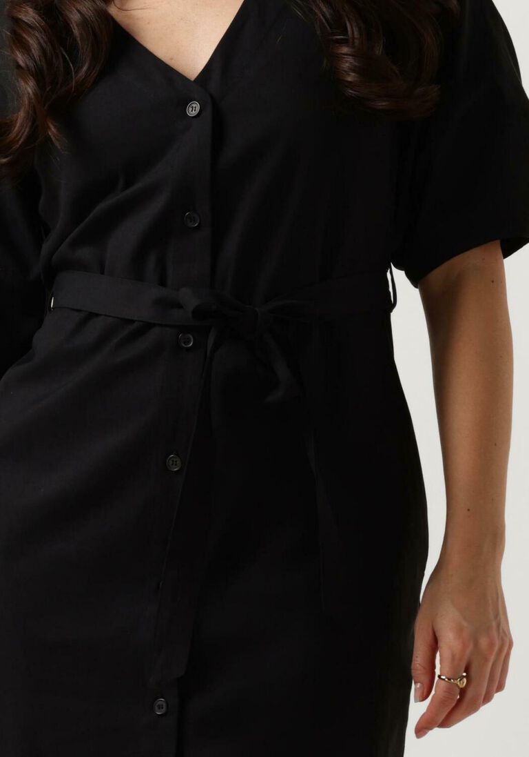 ANOTHER LABEL zwarte another label mini jurk liva dress s/s