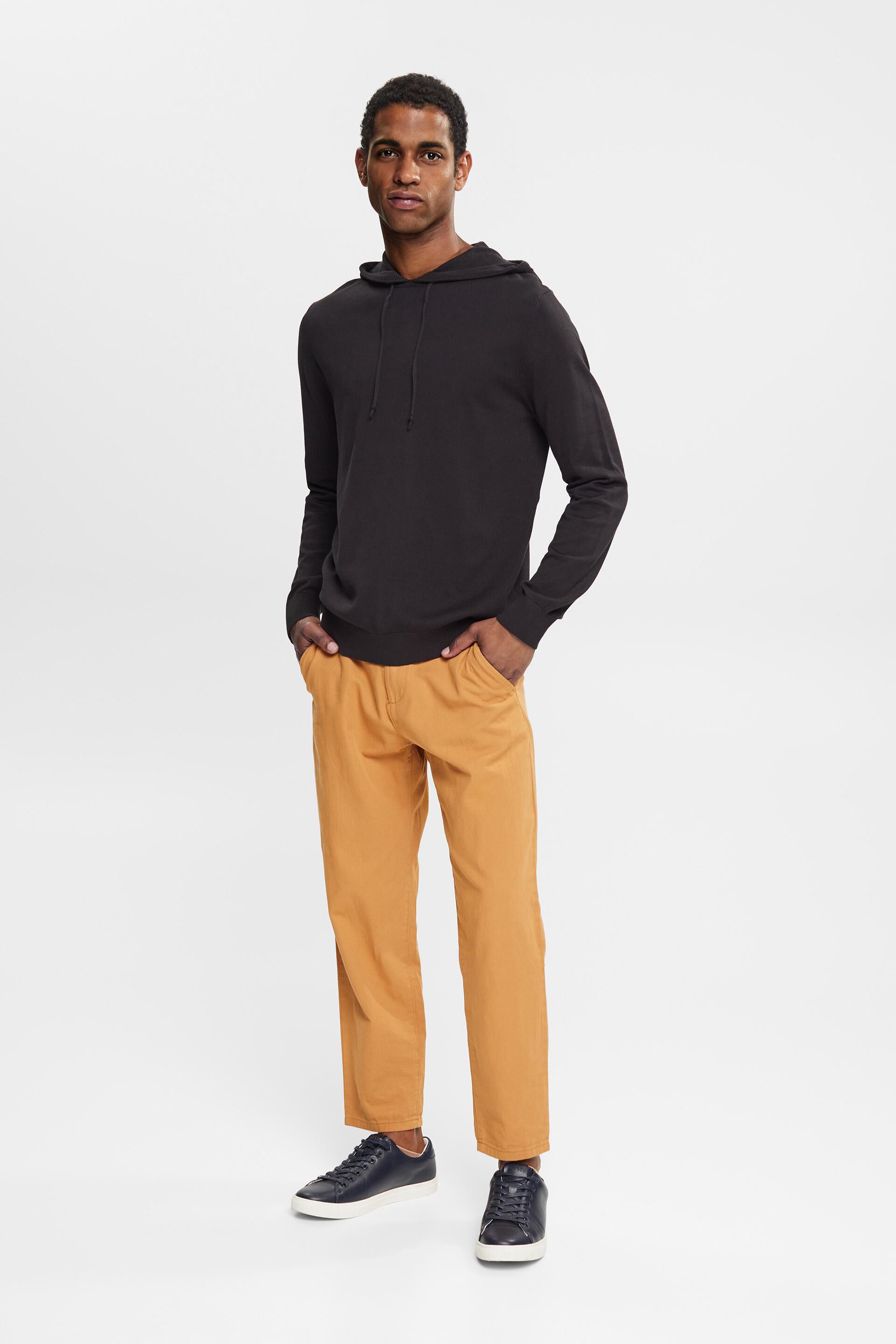 Pull-over en maille à capuche