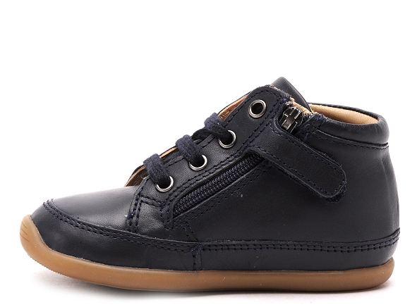 Shoo pom boots bottine bebe cupy zip lace regatta bleu
