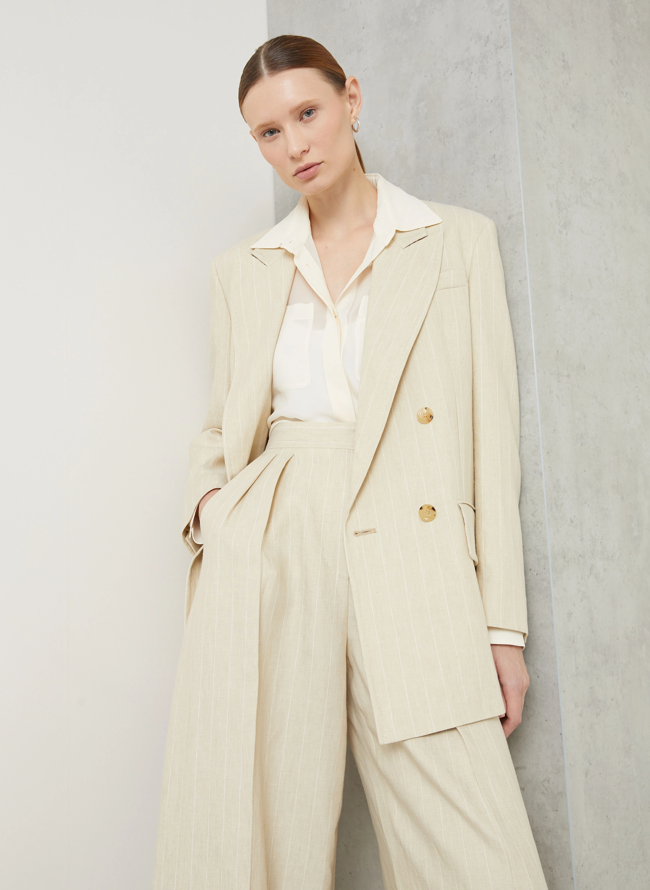 Max Mara Longblazer GERLA aus Leinen