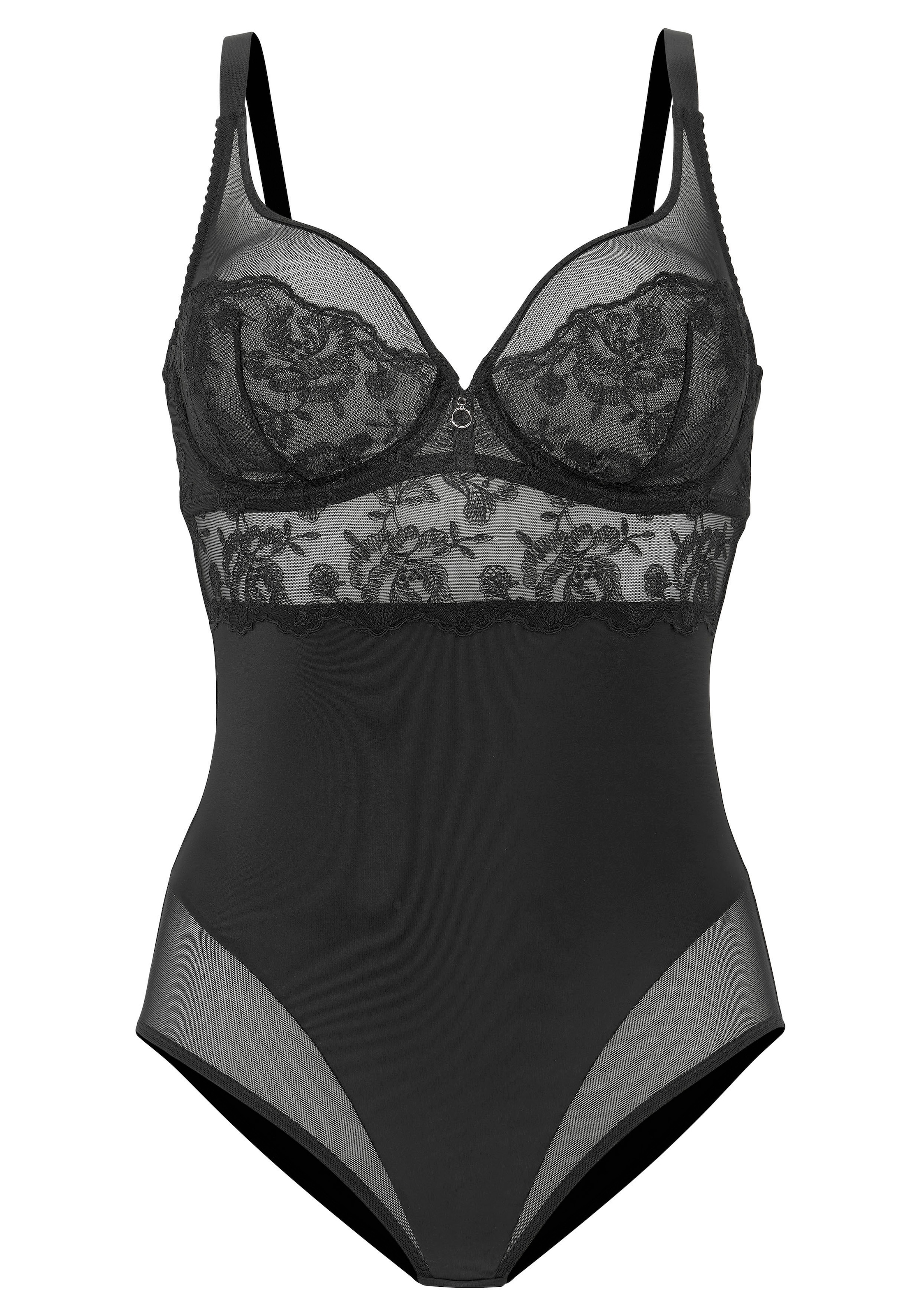 LASCANA Body »Mia«, mit dezent transparenten Spitzeneinsätzen, sexy Dessous, Reizwäsche