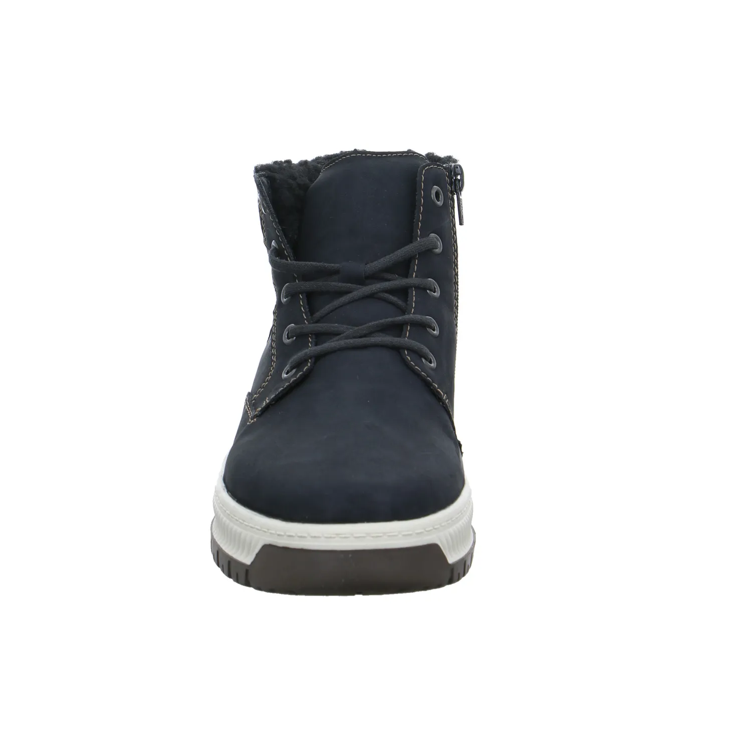 RIEKER Winter-Boots Schwarz Lederimitat