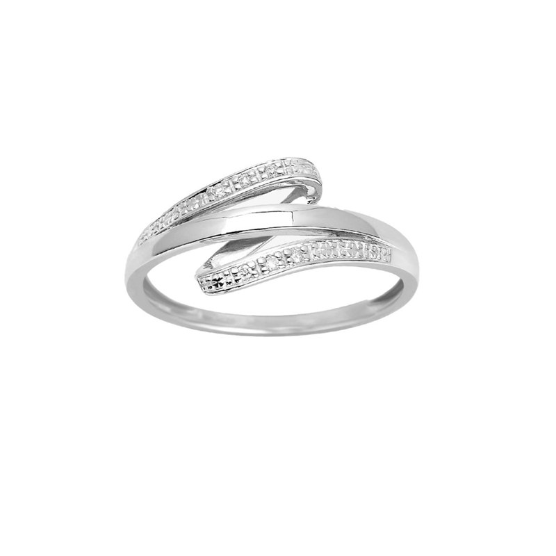 Bague Femme - Or 18 Carats - Diamant 0,02 Carats