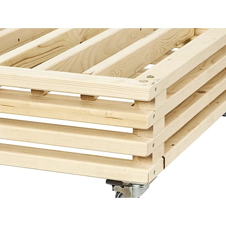 Pallebænk af nye traller