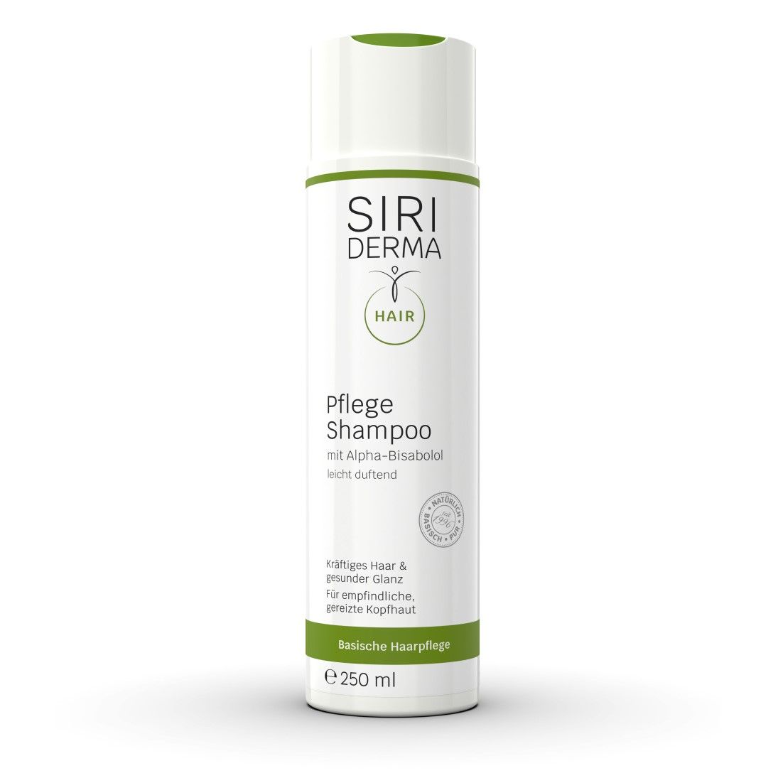 Siriderma Pflege-Shampoo leicht duftend-ohne Parabene & Silikone, bei sensibler Kopfhaut