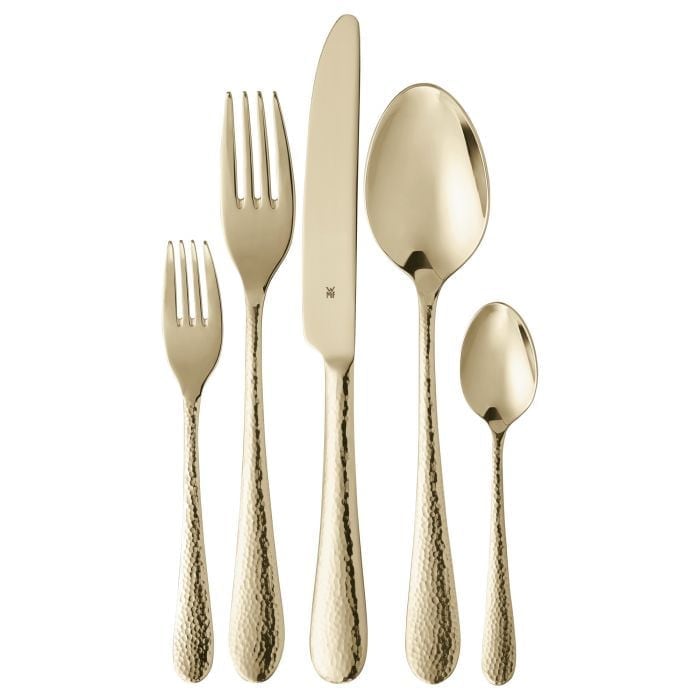 WMF Besteck-Set 30-teilig SITELLO Gold Edition Edelstahl