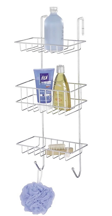 Étagère de douche filaire chromée Wenko Revigo 3 niveaux