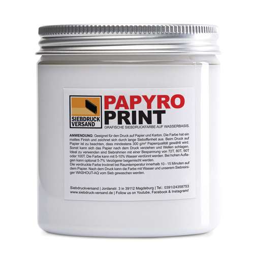 PAPYROPRINT Siebdruckfarbe