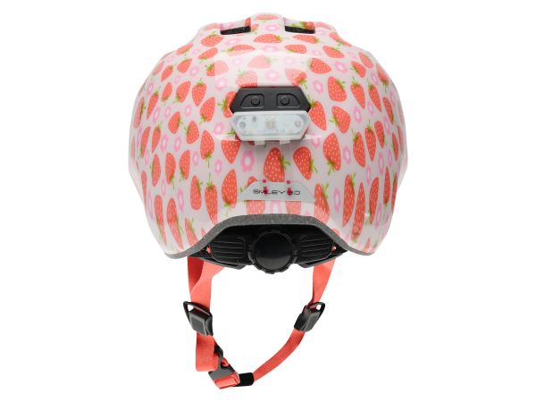Abus Smiley 3.0 Led Cykelhjelm, Rose Strawberry