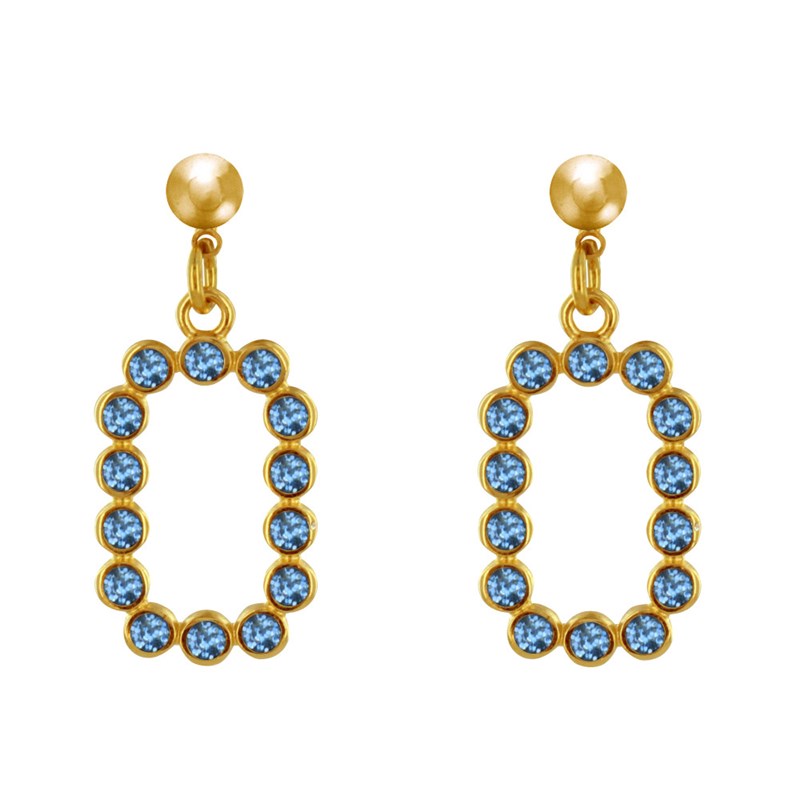 Boucles d'Oreilles Laiton Doré Anneaux de Petits Disques Résine Pailletée