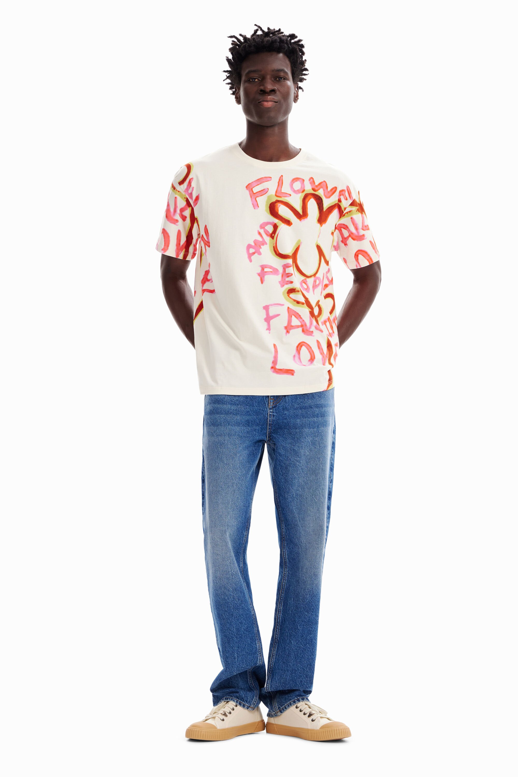 T-shirt oversize message nature