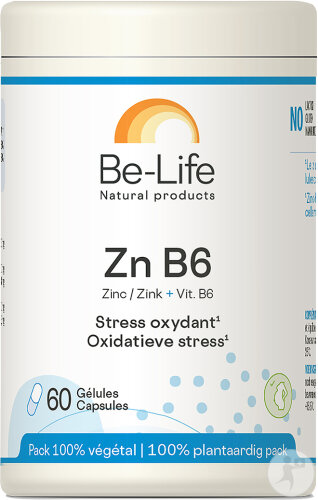 Be-Life Zn B6 Complément Alimentaire 60 Gélules