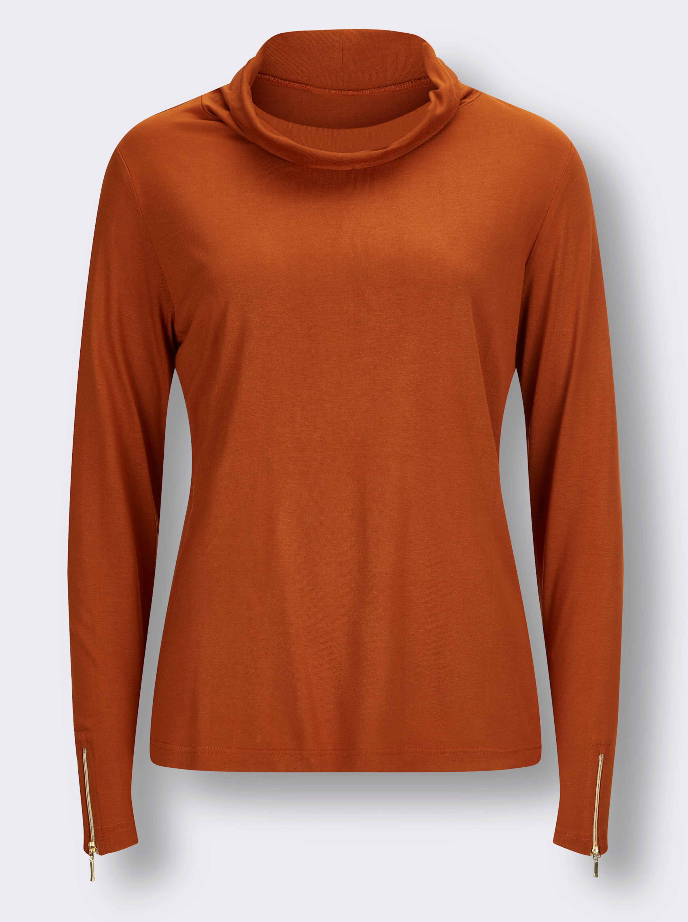 Rollkragen-Shirt