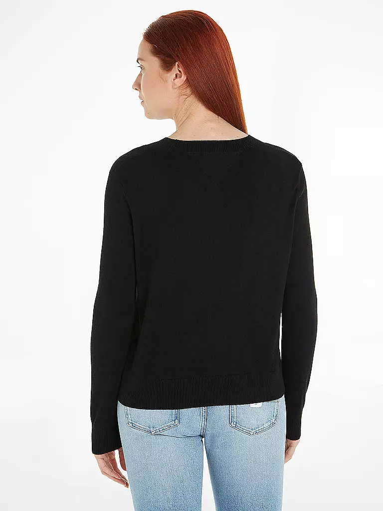 TOMMY JEANS Pullover schwarz