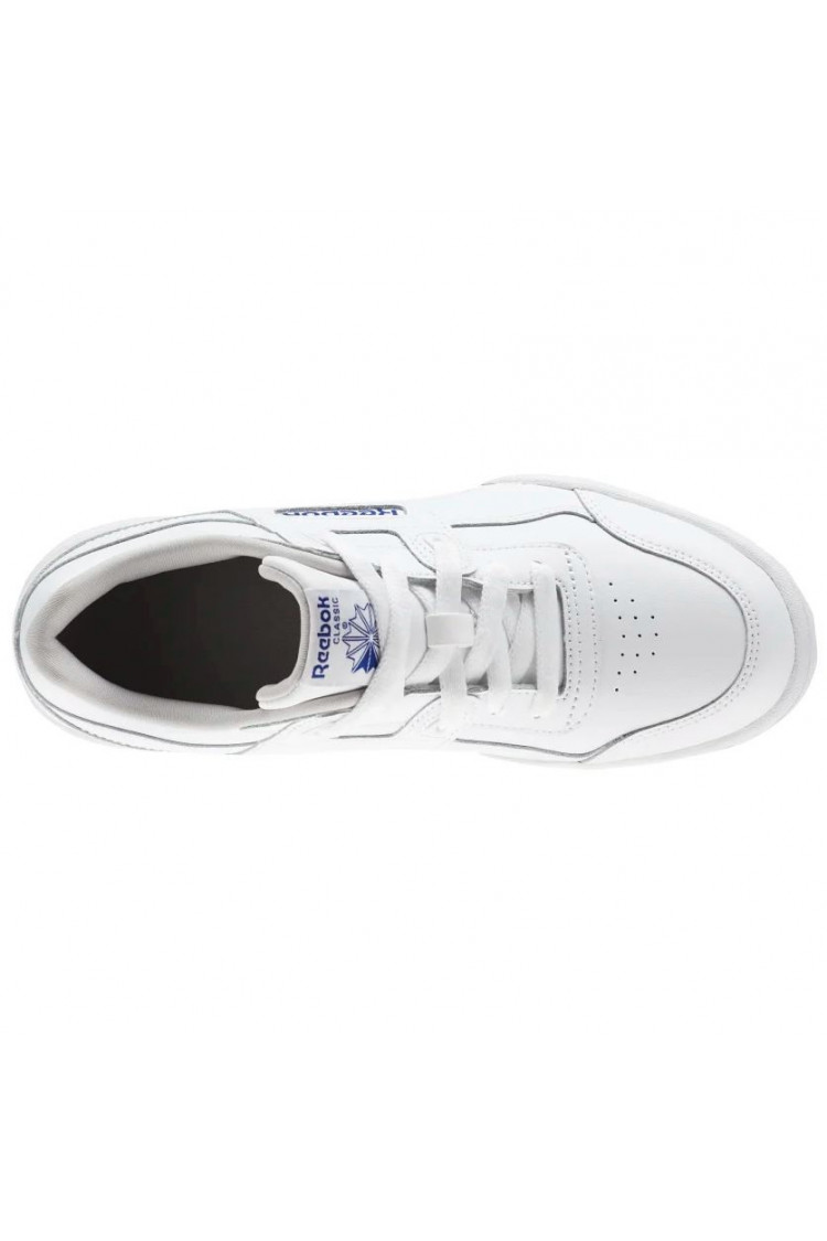 Baskets Reebok Workout Plus blanc/bleu