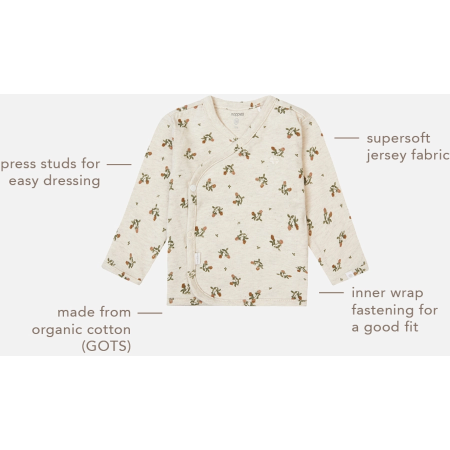 Noppies Langarmshirt Nicosia Oatmeal