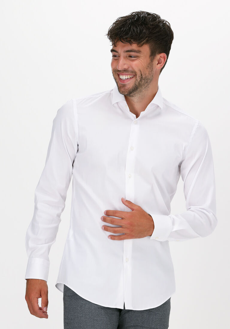 BOSS witte boss klassiek overhemd p-hank-spread-214 10151300 01
