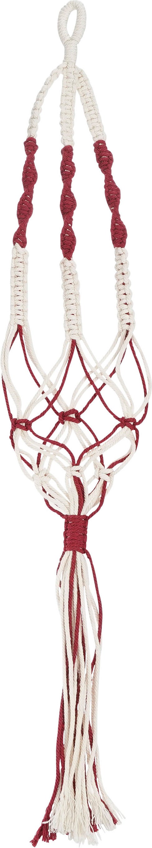 Mica Decorations plantenhanger rood 84 x 4 x 1,5 cm