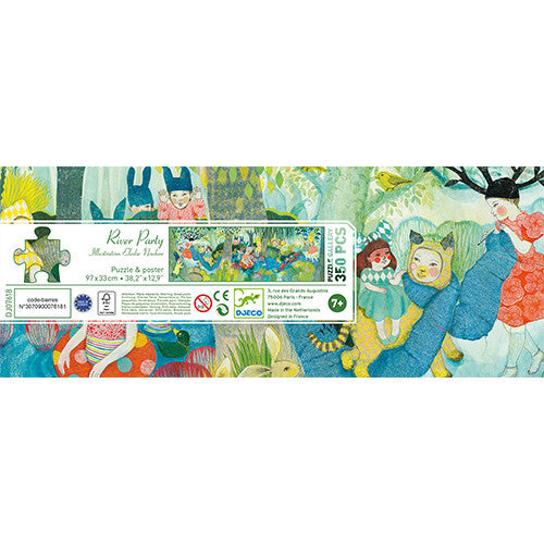 Djeco puzzel rivierfeest - 350st