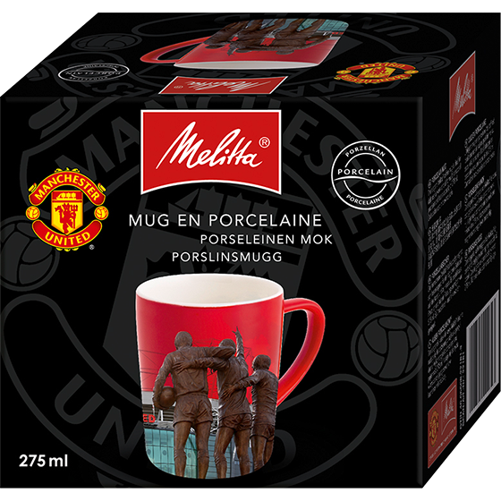 Melitta® Porzellanbecher Manchester United Visual