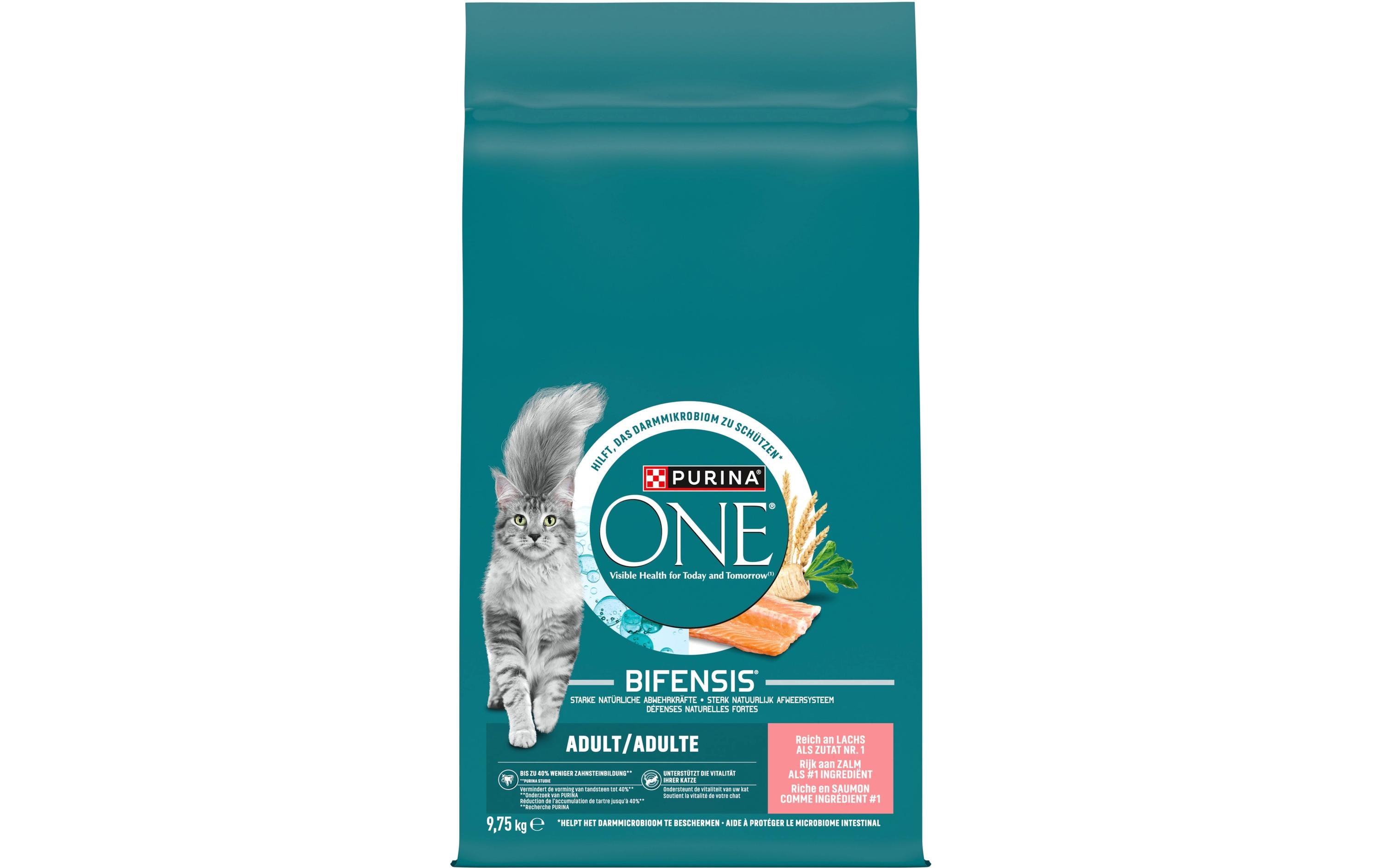 Trockenfutter Adult Lachs und Vollkorn 9.75 kgAlleinfuttermittel für ausgewachsene Katzen