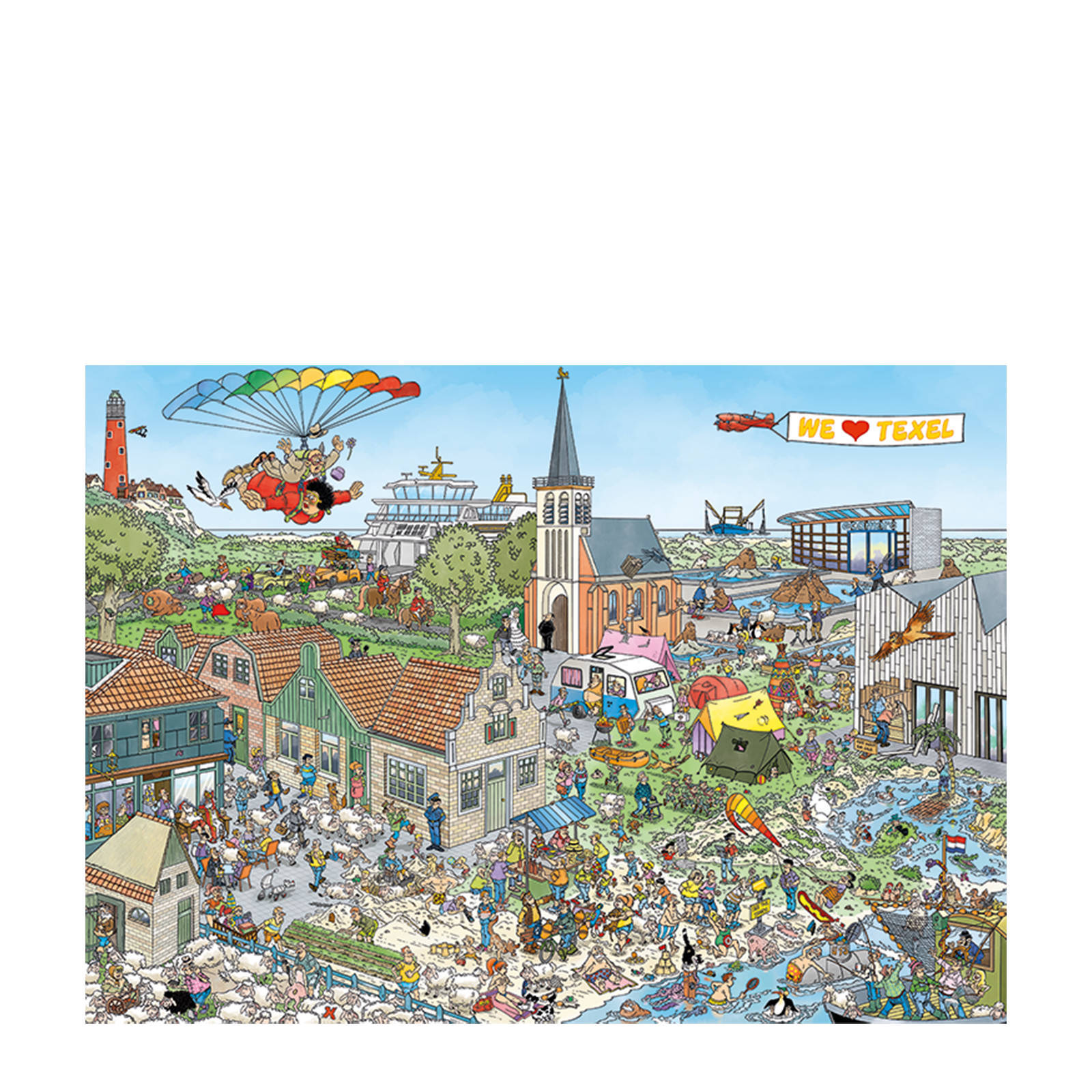 Jan van Haasteren rondje texel legpuzzel 1000 stukjes