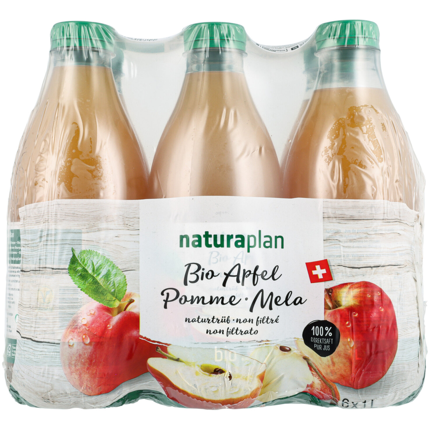 Naturaplan Bio Apfelsaft 6x1L